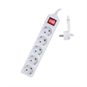 Ewent EW3955 - Ewent EW3955. Longitud de cable: 1,5 m, Cantidad de salidas AC: 5 salidas AC, Colocación s