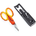 Ewent IM1282 - Im1282Tijeras Profesiónales De Cromo Vanadio Para Electricistas - Hojas Rectas En Acero In