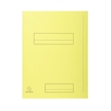 Exacompta 335005E - Subcarpeta Con 2 Solapas Fabricadas En Cartulina Color Amarillo Canario Y Con Gramaje De 2