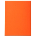 Exacompta 410007E - Subcarpeta Color Naranja Fabricada En Cartulina Reciclada Certificada Angel Azul Y Gramaje