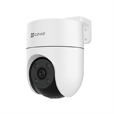 Ezviz CS-H8C-R100-1K2WKFL(4MM) Camara ezviz smart home-camera outdoor pt con Resolución 1080p visión nocturna en color, habla bidireccional. Vista panorámica de 360°.Detección humana impulsada por IA. Seguimiento inteligente.Compresión de vídeo H.265. Diseño resistente a la intemperie.