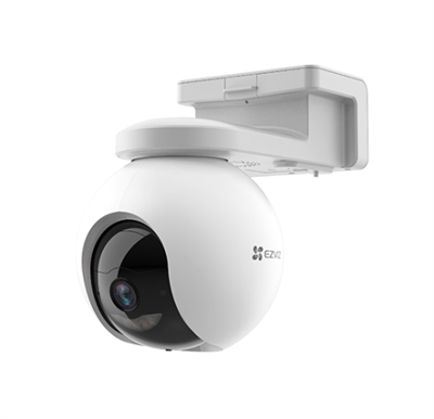 Ezviz CS-HB8-R105-2C4WDL EZVIZ HB8. Tipo: Cámara de seguridad IP, Colocación soportada: Exterior, Tecnología de conectividad: Inalámbrico y alámbrico. Tipo de montaje: Pared, Color del producto: Negro, Blanco, Factor de forma: Esférico. Ángulo de visión de la lente, horizontal: 83°, Ángulo de visión de la lente, vertical: 44°, Ángulo de visión de la lente, diagonal: 100°. Tipo de sensor: CMOS, Tamaño del sensor óptico: 25,4 / 3 mm (1 / 3). Diámetro de lente: 4 mm