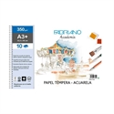 Fabriano F74233256 - Bloc Espiral De Papel Para Acuarela De 350 G Tamaño A3+. Papel De Alta Calidad Encolado En