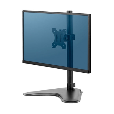 Fellowes 8049601 Brazo Para Monitor Fellowes Serie Professional Ajustable Altura 1 Pantalla Serie Brazo Horizontal Normativa Vesa - Reposamanos: No; Color: Negro; Material: Metal; Unidad Por Paquete: 1 Nr; Anchura: 280 Mm; Longitud: 465 Mm