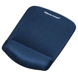 Fellowes 9287302 Alfombrilla Con Reposamunecas Fellowes Foam Fusion Plushtouch Azul - Color: Azul; Unidad Por Paquete: 1 Nr; Material: Microfibra*