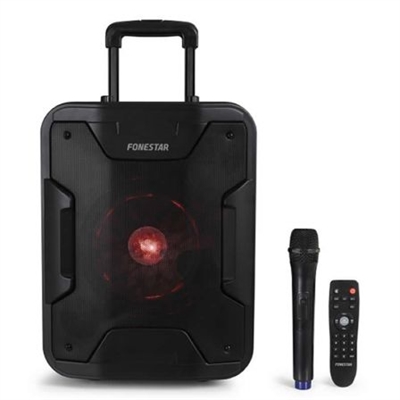 Fonestar CALIFORNIA ALTAVOZ FONESTAR SPEAKER CALIFORNIA NEGRO 200W 4H BATERIA MICRO SD USB RBG