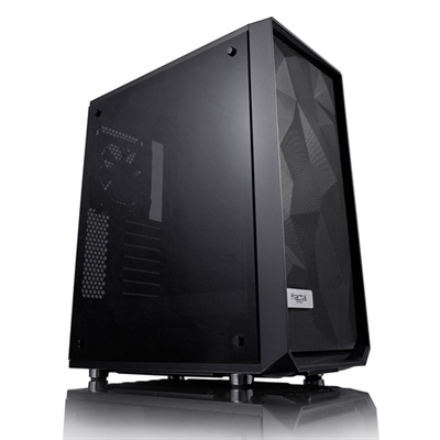 Fractal-Design FD-CA-MESH-C-BKO-TG Fractal Design Meshify C. Factor de forma: Midi Tower, Tipo: PC, Color del producto: Negro. Factores de forma de la fuente de alimentación compatibles: ATX. Ventiladores frontales instalados: 1x 120 mm, Diámetro de ventiladores frontales soportados: 120,140 mm, Ventiladores traseros instalados: 1x 120 mm. Tamaños de disco duro soportados: 2.5,3.5. Ancho: 217 mm, Profundidad: 409 mm, Altura: 453 mm