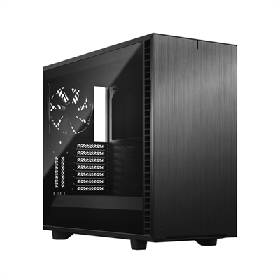 Fractal-Design FD-C-DEF7A-03 Fractal Design Define 7. Factor de forma: Midi Tower, Tipo: PC, Material: Acero. Factores de forma de la fuente de alimentación compatibles: ATX. Diámetro de ventiladores frontales soportados: 120,140 mm, Diámetro de ventiladores traseros soportados: 120,140 mm, Diámetros de ventiladores superiores soportados: 120,140 mm. Tamaños de disco duro soportados: 2.5,3.5