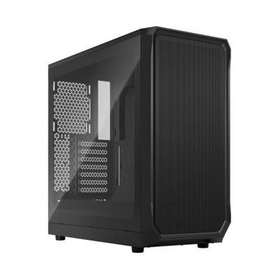 Fractal-Design FD-C-FOC2A-01 Fractal Design Focus 2. Tipo: PC, Color del producto: Negro, Formas de factor de tarjeta madre soportadas: ATX, micro ATX, Mini-ITX. Factores de forma de la fuente de alimentación compatibles: ATX. Ventiladores frontales instalados: 2x 140 mm, Diámetro de ventiladores traseros soportados: 120 mm, Diámetros de ventiladores superiores soportados: 120,140 mm. Tamaños de disco duro soportados: 2.5,3.5, Factor de forma de disco SSD: 2.5. Ancho: 215 mm, Profundidad: 472 mm, Altura: 451 mm