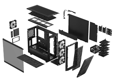 Fractal-Design FD-C-MES2A-06 Fractal Design Meshify 2 RGB. Tipo: PC, Color del producto: Negro, Formas de factor de tarjeta madre soportadas: ATX, EATX, micro ATX, Mini-ITX. Factores de forma de la fuente de alimentación compatibles: ATX. Ventiladores frontales instalados: 3x 140 mm, Diámetro de ventiladores frontales soportados: 120,140 mm, Ventiladores traseros instalados: 1x 140 mm. Tamaños de disco duro soportados: 2.5,3.5, Factor de forma de disco SSD: 2.5. Ancho: 240 mm, Profundidad: 542 mm, Altura: 474 mm