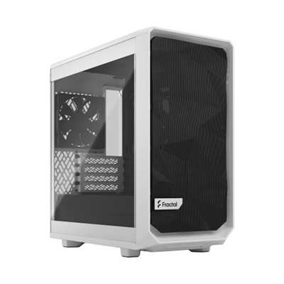 Fractal-Design FD-C-MES2M-02 Fractal Design Meshify 2 Mini. Tipo: PC, Color del producto: Blanco, Formas de factor de tarjeta madre soportadas: DTX, micro ATX, Mini-DTX, Mini-ITX. Factores de forma de la fuente de alimentación compatibles: ATX. Ventiladores frontales instalados: 1x 140 mm, Diámetro de ventiladores frontales soportados: 120,140 mm, Ventiladores traseros instalados: 1x 120 mm. Tamaños de disco duro soportados: 2.5,3.5, Factor de forma de disco SSD: 2.5. Ancho: 205 mm, Profundidad: 396 mm, Altura: 406 mm