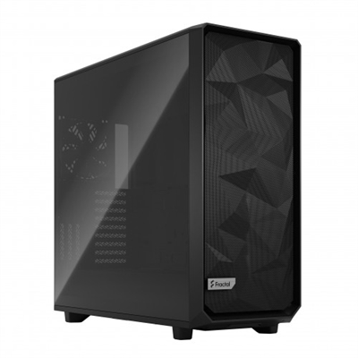 Fractal-Design FD-C-MES2X-02 Fractal Design Meshify 2 XL. Tipo: PC, Material: Acero, Color del producto: Negro. Factores de forma de la fuente de alimentación compatibles: ATX. Ventiladores frontales instalados: 2x 140 mm, Diámetro de ventiladores frontales soportados: 120,140 mm, Ventiladores traseros instalados: 1x 140 mm. Ancho: 240 mm, Profundidad: 600 mm, Altura: 566 mm. Ancho del paquete: 330 mm, Profundidad del paquete: 651 mm, Altura del paquete: 684 mm