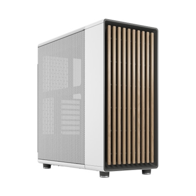 Fractal-Design FD-C-NOR1C-03 Fractal Design North. Tipo: PC, Color del producto: Blanco, Formas de factor de tarjeta madre soportadas: ATX, micro ATX, Mini-ITX. Factores de forma de la fuente de alimentación compatibles: ATX. Ventiladores frontales instalados: 2x 140 mm, Diámetro de ventiladores frontales soportados: 120,140 mm, Diámetro de ventiladores traseros soportados: 120 mm. Tamaños de disco duro soportados: 2.5,3.5. Ancho: 215 mm, Profundidad: 447 mm, Altura: 469 mm