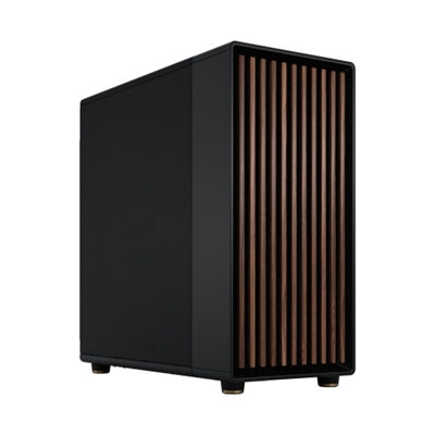 Fractal-Design FD-C-NOR1X-01 Fractal Design FD-C-NOR1X-01. Factor de forma: Midi Tower, Tipo: PC, Color del producto: Negro, Carbón vegetal. Factores de forma de la fuente de alimentación compatibles: ATX. Ventiladores frontales instalados: 3x 140 mm, Diámetro de ventiladores frontales soportados: 120,140 mm, Diámetro de ventiladores traseros soportados: 120,140 mm. Tamaños de disco duro soportados: 3.5, Factor de forma de disco SSD: 2.5. Ancho: 240 mm, Profundidad: 503 mm, Altura: 509 mm