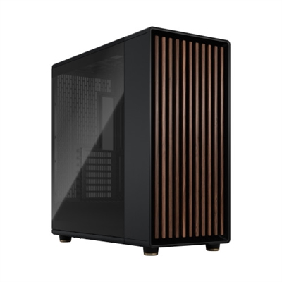 Fractal-Design FD-C-NOR1X-02 Fractal Design FD-C-NOR1X-02. Factor de forma: Midi Tower, Tipo: PC, Color del producto: Negro, Carbón vegetal. Factores de forma de la fuente de alimentación compatibles: ATX. Ventiladores frontales instalados: 3x 140 mm, Diámetro de ventiladores frontales soportados: 120,140 mm, Diámetro de ventiladores traseros soportados: 120,140 mm. Tamaños de disco duro soportados: 3.5, Factor de forma de disco SSD: 2.5. Ancho: 240 mm, Profundidad: 503 mm, Altura: 509 mm