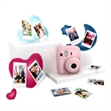 Fujifilm 70100161817 - Pack Que Contiene : 1 Camara Fujifilm Mini Instax 12 Color Rosa1 Pack De 10 Fotos3 Portara