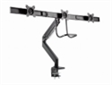 Gembird MA-DA3-03 - Soporte de escritorio para monitor con un solo brazo para 3 monitores El brazo gira, se ex