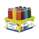 Giotto F523500 - Lapiz De Color De Diseño Hexagonal. Trazo De 55 Mm. Cuerpo Lacado Con El Mismo Color De La