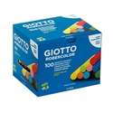Giotto F539000 - Caja De Tizas Antipolvo De Colores Surtidos. Hechas De Carbonato De Calcio Libres De Polvo