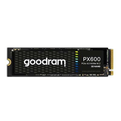 Goodram SSDPR-PX600-500-80 Ssd Px600 500Gb Pcie 4X4 M.2 - Capacidad: 500 Gb; Interfaz: Pcie Gen 4.0 X 4 Nvme; Tamaño: 0 ''; Velocidad Escritura: 1700 Mb/S; Velocidad Lectura: 4700 Mb/S