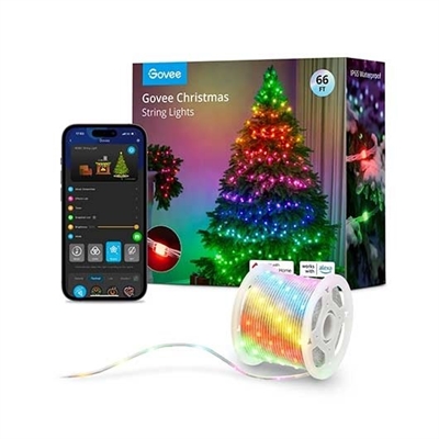 Govee H70C23D1 LUCES NAVIDAD GOVEE 20M H70C1 20M RGBIC WIFI BT APP CTRL.VOZ ALEXA-GOOGLE