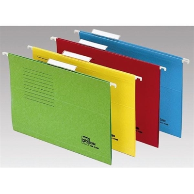 Grafoplas 10676 Carpeta Colgante Tama?O A4 Fabricada En Kraft Bicolor De 240 G Su Visor Es Superior Con Efecto Lupa Y El Lomo Es En V. No Se Curva. Las Varillas Son De Acero Con Terminal De Plastico. Visor Rigido De 65 Cm Con Efecto Lupa. El Pack Contiene 50 Carpetas.