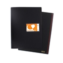 Grafoplas 39312010 - Carpeta De Fundas Tama?O Folio Fabricada En Polipropileno Color Negro. Espiral Oculto Que 