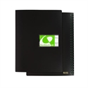 Grafoplas 39334010 - Carpeta De Fundas Tama?O Folio Fabricada En Polipropileno Color Negro. Espiral Oculto Que 