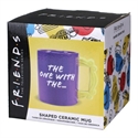 Half-Moon-Bay MUGDFDS01 - El Regalo Perfecto Para Amigos. - Esta Elegante Taza De Cerámica Morada Presenta El Famili