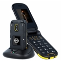 Hammer TEL000760 - Hammer Bow Es Un Teléfono Resistente Con Carcasa Reforzada Certificado Ip68 Tipo Concha Y 