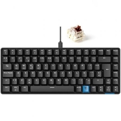 Hiditec GKE010006 Teclado profesional compacto con un tamaño de 75% y switches mecánicos Gateron® Pro con sistema Hot-Swap para intercambio en caliente. Incorpora triple modo de conectividad, Wireless, Bluetooth 5.0 o cable USB y dispone de keycaps fabricadas en PBT de manera opcional.Triple modo de conectividadCuenta con tres modos de conectividad, 2.4Ghz Wireless, Bluetooth 5.0 o con cable USB.Puedes seleccionar el modo de funcionamiento de manera fácil y rápida con los accesos directos que cuenta el teclado.Con el modo Bluetooth podrás enlazar hasta tres dispositivos e ir moviéndote entre ellos pulsando una tecla.Switches Gateron PRO 2.0 Brown con sistema Hot-Swap El teclado GM1K cuenta con el sistema Hot-Swap para intercambio de switches de manera rápida y en el momento que desees , con este sistema ya no es un problema si falla un switch o prefieres usar otros modelos de switches, podrás hacerlo tú mismo. Es compatible con todos los switches de 3 y 5 pines.Los Switches Gateron Brown Pro 2.0 que incorpora están diseñados para jugar con una fuerza operativa de 55 g fácil de aplicar y una distancia de tan solo 2 milímetros hasta el punto de conexión. Para evitar los molestos ruidos al teclear, los interruptores vienen lubricados de fábrica.Junto con el teclado se suministra la herramienta necesaria para la extracción de los keycap así como de los Switches. Construcción optimizada Teclado profesional compacto con un tamaño del 75% y una relación de peso de adelante hacia atrás diseñada para mantener el teclado en una posición extremadamente estable, esencial para juegos y escritura avanzados.Su diseño interior equipado con multi lámina fabricada en EVA resalta la acústica de los Switches y optimiza la respuesta táctil al escribir.La doble lámina de espuma fonoabsorbente en el interior, estando una ubicada debajo del circuito impreso, reduce el sonido de la escritura durante su uso y elimina los ruidos no deseados.Autonomía inalámbrica prolongadaGM1K incorpora una batería de 2.500mAh que le proporciona una autonomía de hasta 30 días con la iluminación ARGB apagada.Con la iluminación ARGB encendida su autonomía es de 72 horas aproximadamente.Una vez que el teclado indique bajo de batería con solo conectar el cable USB del propio teclado la batería entra en modo de carga, pudiendo seguir usando el teclado con el modo cable USB.Software GM1K Pro WirelessCon el software del teclado GM1K puedes configurar todos los parámetros del teclado, crear macros, cambiar los efectos de iluminación además de crear diferentes perfiles.Conecta el teclado al pc con el cable USB para los ajustes con el software.Descárgalo desde esta página o desde la página de Soporte en la sección de Descargas.Keycaps PBT opcionalesDispones de un pack opcional de keycaps fabricadas en PBT para poder sustituirlas por las que trae el teclado originalmente.Las keycaps de PBT son extremadamente duraderas resistentes al brillo y a las manchas, hechas para movimientos rápidos y uso ininterrumpido manteniendo su aspecto original.Este pack se vende por separado y podrás encontrarlo aquí o en cualquiera de nuestros distribuidores oficiales.