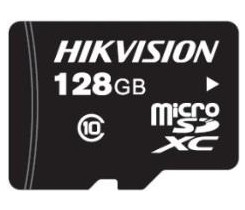 Hikvision HS-TF-L2I/128G/P Hikvision Digital Technology HS-TF-L2I/128G. Capacidad: 128 GB, Tipo de tarjeta flash: MicroSDXC, Clase de memoria flash: Clase 10, Tipo de memoria interna: NAND, Velocidad de lectura: 95 MB/s, Velocidad de escritura: 24 MB/s, Clase de velocidad UHS: Class 1 (U1). Funciones de protección: Resistente a golpes, Resistente a la temperatura, Resistente al agua, Color del producto: Negro