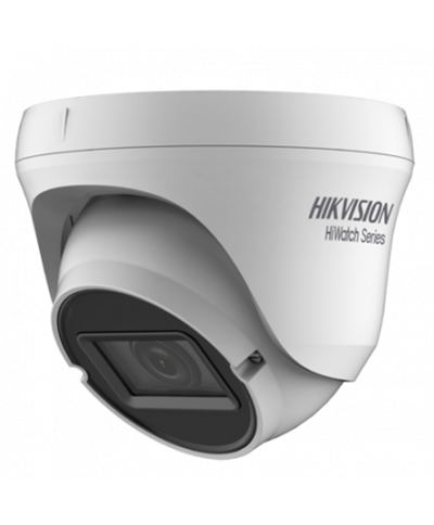 Hiwatch HWT-T358-Z Sensor de imagen High Performance CMOS. Salida de vídeo HD 5Mpx (1920x1080) a 20 FPS, 1 x BNC conmutable HDTVI 2.0 / HDCVI / AHD / CVBS. Iluminación mínima 0.003 Lux Ultra Low Light. Iluminación infrarroja 0 Lux / EXIR IR (60 m). Menú OSD, Day/Night con IR-CUT (ICR). Funciones OSD configurables WDR 130dB, BLC, HLC, 3D-NR, AWB, AGC, Smart IR. Óptica Motorizada 2.7~13.5 mm Autofocus. Alimentación DC 12 V / 7.4W. Grado de protección IP66. Material Metal. Temp. funcionamiento -40º C ~ +60º C. Dimensiones 104 mm (Fo) x 124 (Ø) mm. Peso 600 g.