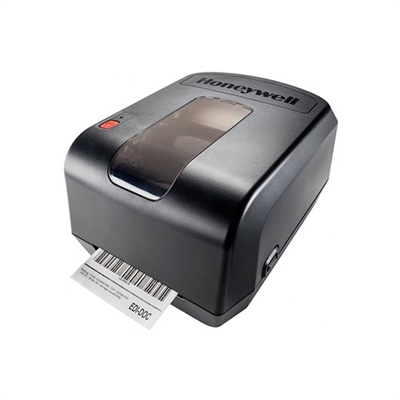 Honeywell PC42TPE01018 Fácil de instalar y lista para imprimir rápidamente, la impresora de escritorio de transferencia térmica PC42t es una opción económica para consumibles de hasta 110 mm (4,3 pulgadas) de ancho. Capaz de adaptarse a tamaños de cinta de gran tamaño, la PC42t puede imprimir más tiempo antes de necesitar remplazar el consumible - incrementando productividad reposición de levantamiento en las operaciones de la etiqueta de decisiones.