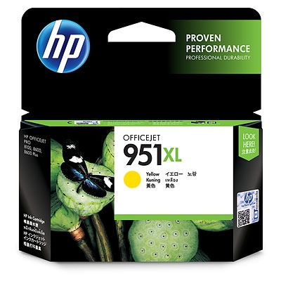 Hp CN048AE#BGX HP 951XL - Alto rendimiento - amarillo - original - cartucho de tinta - para Officejet Pro 251, 276, 8100, 8600, 8600 N911, 8610, 8615, 8616, 8620, 8625, 8630, 8640