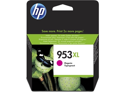 Hp F6U17AE#BGX HP 953XL - 18.5 ml - Alto rendimiento - magenta - original - blíster - cartucho de tinta - para Officejet Pro 77XX, 82XX, 87XX
