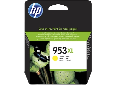 Hp F6U18AE#BGX HP 953XL - 18 ml - Alto rendimiento - amarillo - original - blíster - cartucho de tinta - para Officejet Pro 77XX, 82XX, 87XX