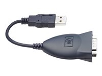 Hp J7B60AA Hp Usb To Serial Port Adapter - Tipo Conector Externo: Usb 3.0 Tipo A; Formato Conector Externo: Macho; Tipo Conector Interno: Serial (Db9); Formato Conector Interno: Hembra; Nº De Unidades Por Paquete: 1; Color: Negro