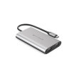 Hyper HDM1-GL HyperDrive Dual - Adaptador de vídeo - 24 pin USB-C a HDMI, 24 pin USB-C - suministro de potencia USB (100W), 4K30Hz (2a pantalla HDMI), 4K60Hz (1a pantalla HDMI)