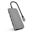 Hyper HD30F-GRAY - HyperDrive Power - Estación de conexión - USB-C - HDMI - GigE
