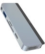 Hyper HD319B-SILVER - HyperDrive 6-in-1 Hub - Estación de conexión - USB-C - HDMI - para Apple 10.9-inch iPad Ai