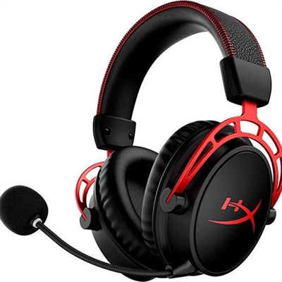 Hyperx 4P5D4AA HyperX Cloud Alpha Wireless - Auriculares para juegos de PC, 300 horas de duración de la batería, DTS Headphone:X Spatial Audio, espuma con memoria, controladores de doble cámara, micrófono con cancelación de ruido.