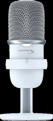 Hyperx 519T2AA HyperX SoloCast - USB Microphone (White). Tipo: Micrófono para videoconsola, Sensibilidad de micrófono: -6 dB, Tasa de bits: 24 bit. Tecnología de conectividad: Alámbrico, Interfaz del dispositivo: USB. Color del producto: Blanco, Longitud de cable: 2 m, Productos compatibles: PC, PS5, PS4, Mac. Fuente de energía: USB, Voltaje de operación: 5 V, Consumo de energía: 47 mA. Peso del micrófono: 268,5 g