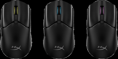 Hyperx 7D388AA Juega sin cables y a una velocidad ultraligera.El ratón inalámbrico HyperX Pulsefire Haste 2 Mini es un ratón de precisión para jugadores que buscan un dispositivo ultraligero y que ofrezca libertad inalámbrica. Todo ello en un factor de forma compacto que tan solo pesa 60[1] gramos. Este potente ratón en miniatura es un 16 % más pequeño que el ratón inalámbrico Pulsefire Haste 2, pero contiene los mismos componentes personalizados de alto rendimiento que HyperX. Ofrece una conectividad inalámbrica en modo dual, lo que permite alternar entre conexiones inalámbricas de 2,4 GHz y Bluetooth. Asimismo, cuenta con un cable USB-C a USB-A para que puedas recargarlo mientras utilizas el ratón en el modo con cable. El inmaculado sensor HyperX 26K ofrece detección nativa de hasta 26 000 PPP con una velocidad de seguimiento de hasta 650 IPS. Nuestros conmutadores HyperX personalizados brindan una respuesta táctil y sonora con cada clic satisfactorio y cuentan con una vida útil de hasta 100 millones de pulsaciones. Además, disfrutarás de un control superior de tu ratón gracias a los patines de baja fricción y a la cinta de sujeción incluida. Aprovecha al máximo cada movimiento del ratón con el software HyperX NGENUITY, que te permite crear macros para los 6 botones programables, personalizar la configuración de DPI y personalizar la iluminación RGB[2].