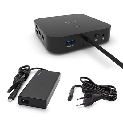 I-Tec C31DUALDPDOCKPD65W Usb-C Docking Station 2X 4K Mst Con - Tipología Específica: Docking Station; Funcionalidad: Expandir Los Puertos De Un Portatil; Color Primario: Negro; Material: Sintetico Abs