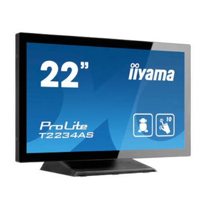Iiyama T2234AS-B1 iiyama ProLite T2234AS-B1 - Kiosk - 1 RK3288 / 1.8 GHz - RAM 2 GB - SSD - eMMC 16 GB - Mali-T760 MP4 - GigE, RS-232C - WLAN: 802.11a/b/g/n, Bluetooth 4.0 - Android 8.1 (Oreo) - monitor: LED 21.5 1920 x 1080 (Full HD) pantalla táctil - negro
