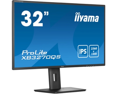 Iiyama XB3270QS-B5 iiyama ProLite XB3270QS-B5 - Monitor LED - 31.5 - 2560 x 1440 WQHD @ 60 Hz - IPS - 250 cd/m² - 1200:1 - 4 ms - HDMI, DVI-D, DisplayPort - altavoces - negro mate