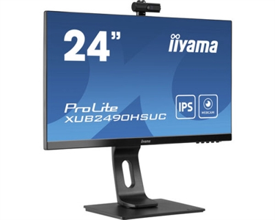 Iiyama XUB2490HSUH-B1 iiyama ProLite XUB2490HSUH-B1 - Monitor LED - 24 (23.8 visible) - 1920 x 1080 Full HD (1080p) @ 100 Hz - IPS - 250 cd/m² - 1300:1 - 4 ms - HDMI, DisplayPort - altavoces - negro, mate
