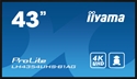 Iiyama LH4354UHS-B1AG - Elija alto rendimiento y fiabilidad ininterrumpida con la pantalla todo en uno ideal para 