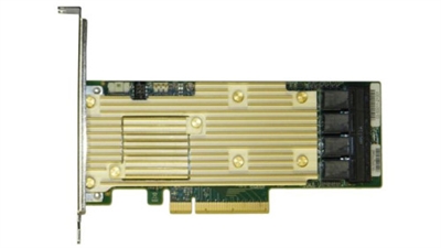 Intel RSP3TD160F Intel RSP3TD160F. Interfaces de disco de almacenamiento soportados: PCI Express, SAS, SATA, Interfaz de host: PCI Express x8. Factor de forma: Low-Profile MD2 PCIe AIC, Memoria interna: 4096 MB, Tipo de memoria interna: DDR4. Modelo del procesador: LSISAS3516. Sistemas operativos compatibles: Windows, Linux, VMWare. Contenido del paquete: (1) Intel RAID Adapter, (1) low-profile mounting bracket